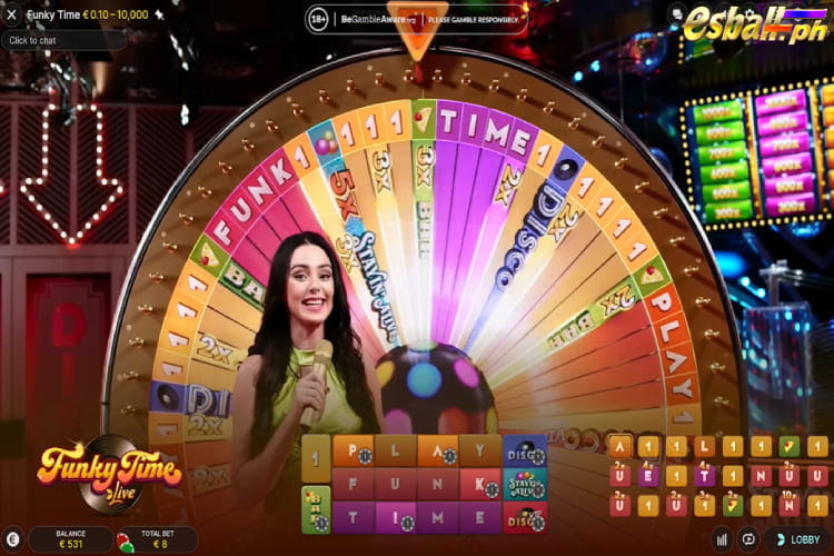 Funky Time Live Game - Play Evolution Gaming Casino Game Funky Time Live Game - Play Evolution Gaming Casino Game