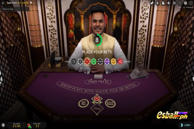 Evolution Live Teen Patti Online Game - Side Bets Evolution Live Teen Patti Online Game - Side Bets