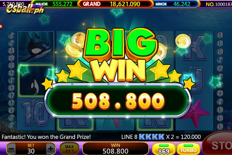 Bet 30 pesos and get Ace Win Grand Blue Slot big win 508.8 pesos Bet 30 pesos and get Ace Win Grand Blue Slot big win 508.8 pesos