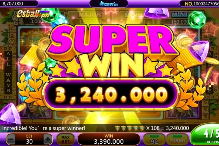 Ace Win Slot Mayan Empire SUPER Win of 3,240 pesos! Ace Win Slot Mayan Empire SUPER Win of 3,240 pesos!