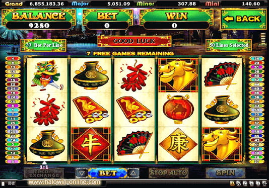 Happy Golden Ox Of Happiness by Halowin Slot Game Happy Golden Ox Of Happiness by Halowin Slot Game