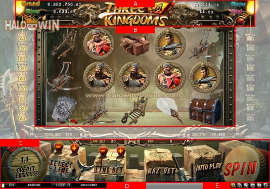 Chinese Three Kingdoms Slot Machine Game Chinese Three Kingdoms Slot Machine Game
