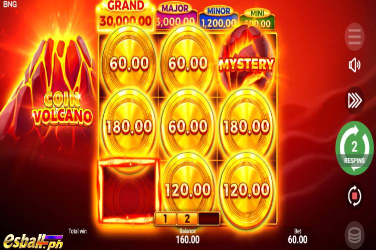BNG Coin Volcano Slot Game - Bonus Game BNG Coin Volcano Slot Game - Bonus Game
