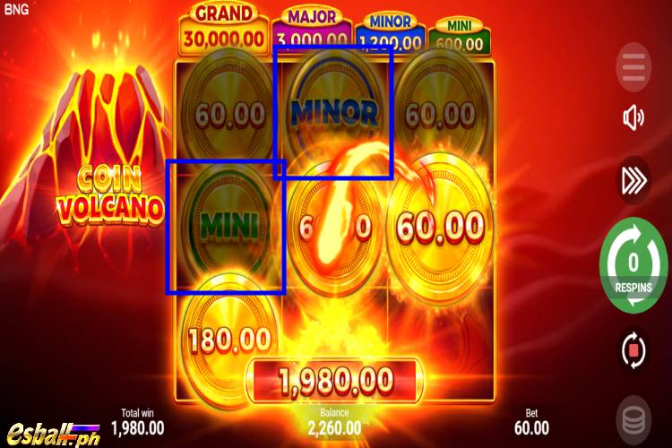 BNG Coin Volcano Slot Game - Mystery Symbol 3 BNG Coin Volcano Slot Game - Mystery Symbol 3