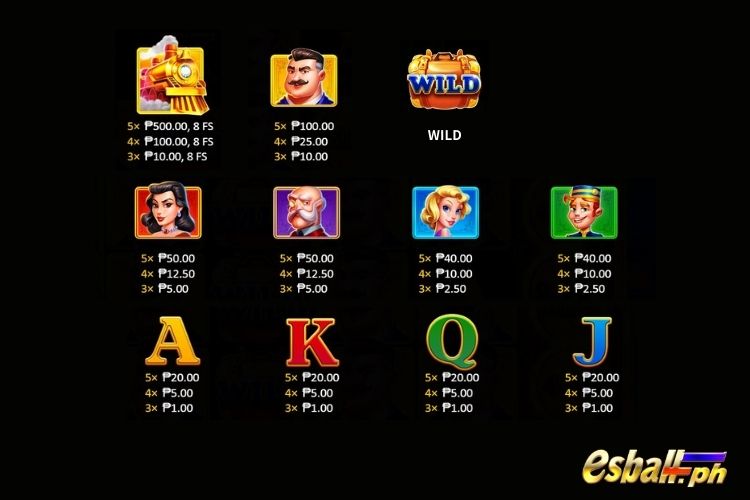 BNG Gold Express Slot Paytable BNG Gold Express Slot Paytable