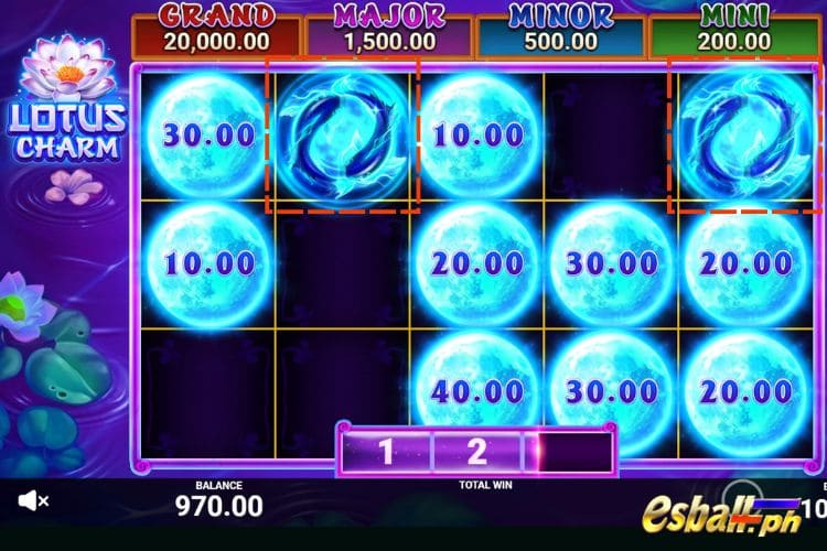 In Hold and Win, Lotus Charm: Mystery Symbol In Hold and Win, Lotus Charm: Mystery Symbol