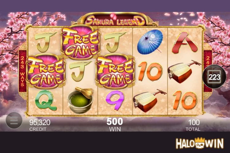 Sakura Legend Free Spins