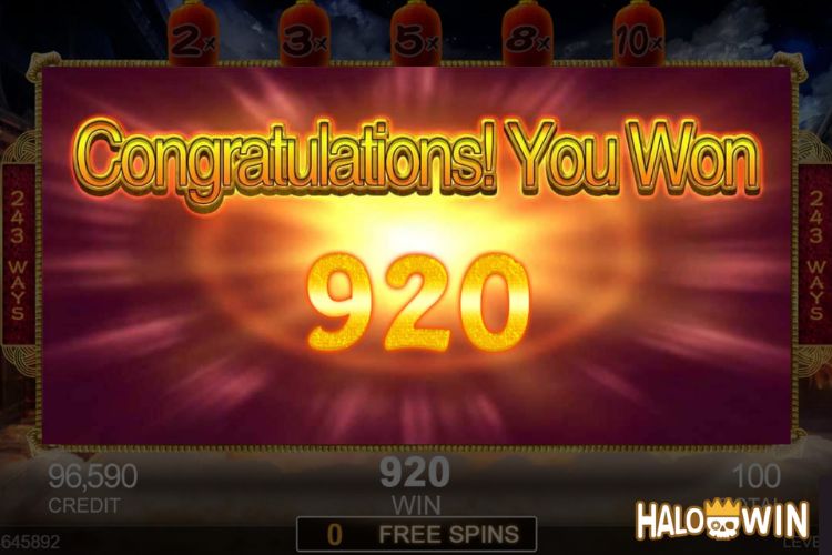 Get 920 Pesos in CQ9 Sakura Legend Free Spins.