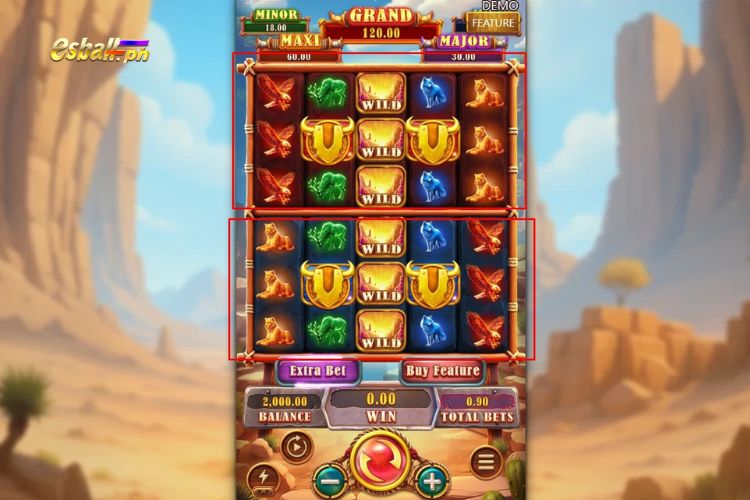 FaChai Buffalo Ways Slot Feature: Expanding Reels FaChai Buffalo Ways Slot Feature: Expanding Reels