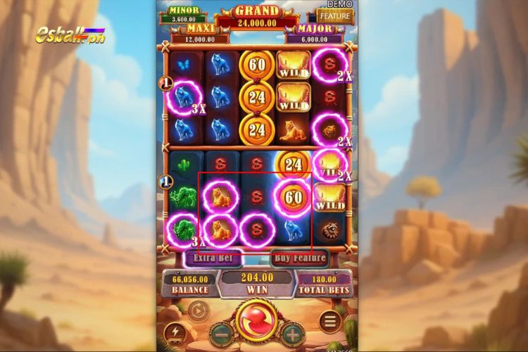 FaChai Buffalo Ways Slot Feature: Cash Collect FaChai Buffalo Ways Slot Feature: Cash Collect