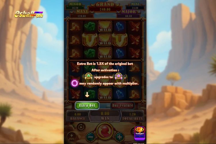 FaChai Buffalo Ways Slot Feature: Extra Bet FaChai Buffalo Ways Slot Feature: Extra Bet