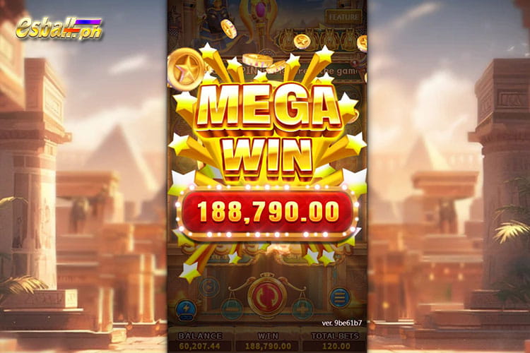 Bet 120 pesos to win Egypt Bonanza Megr Win of 188,790 pesos! Bet 120 pesos to win Egypt Bonanza Megr Win of 188,790 pesos!
