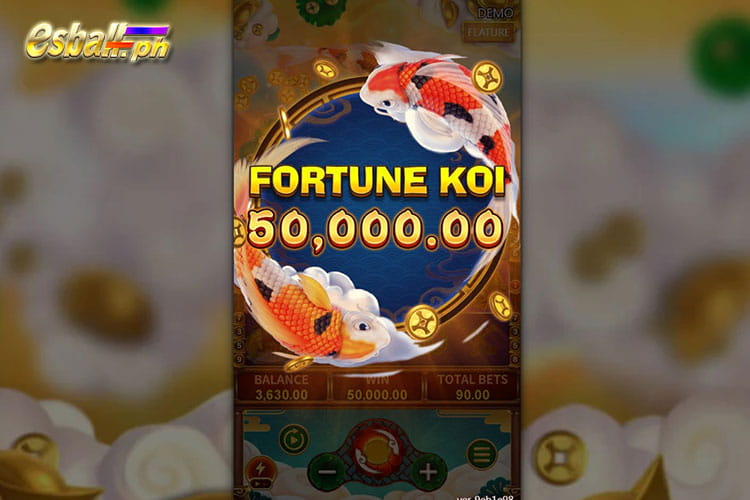 Bet 90 pesos to get a Jackpot Win 50,000 in Fortune Koi Fachai! Bet 90 pesos to get a Jackpot Win 50,000 in Fortune Koi Fachai!