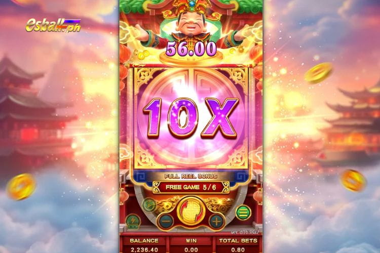 FaChai Lucky Fortunes 3x3 Slot Game Special Features: Multiplier