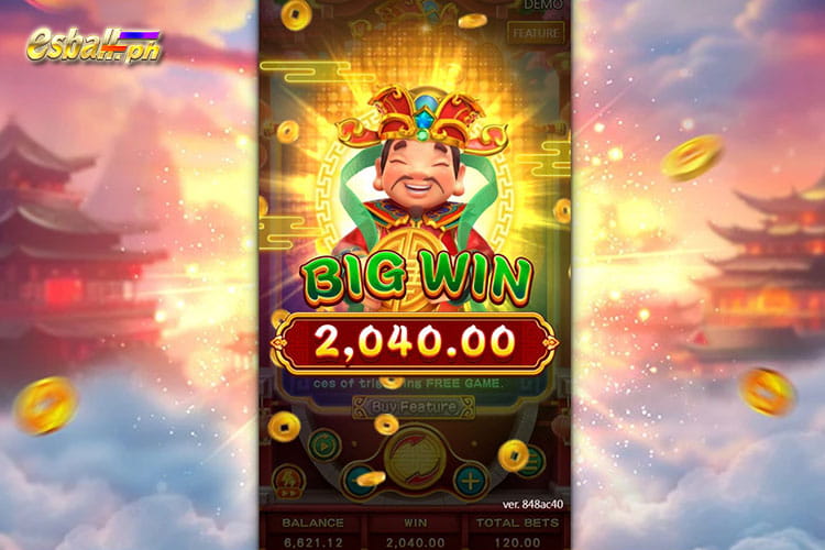 Bet 120 pesos and win 2,040 pesos on FaChai Lucky Fortunes 3x3 Slot Game Big Win!