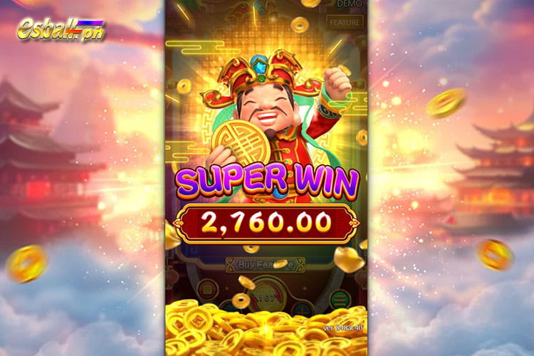 Bet 120 pesos and win 2,760 pesos on FaChai Lucky Fortunes 3x3 Slot Game Super Win!