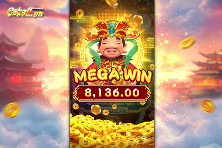 Bet 120 pesos and win 8,136 pesos on FaChai Lucky Fortunes 3x3 Slot Game Mega Win!