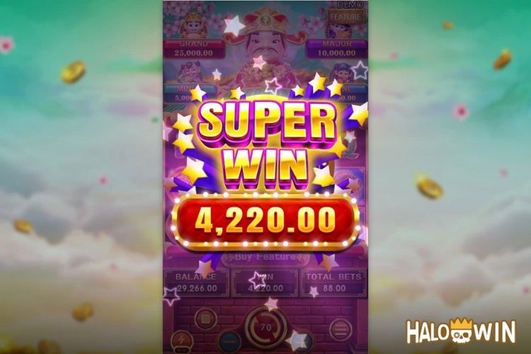 Bet 88 pesos and win 4,220 pesos on Lucky Fortune Big Win. Bet 88 pesos and win 4,220 pesos on Lucky Fortune Big Win.
