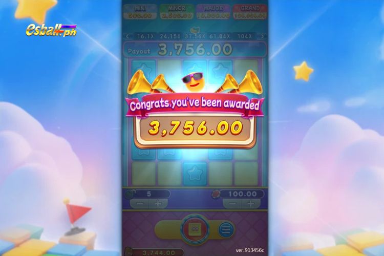 Bet ₱100, 5x5 Layout, Pick 5 Mines, Hit 12 Stars, Win ₱3,756! Bet ₱100, 5x5 Layout, Pick 5 Mines, Hit 12 Stars, Win ₱3,756!