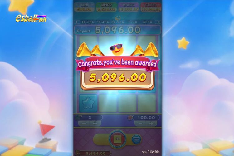 Bet ₱100, 4x4 Layout, Pick 3 Mines, Hit 11 Stars, Win ₱5,096! Bet ₱100, 4x4 Layout, Pick 3 Mines, Hit 11 Stars, Win ₱5,096!