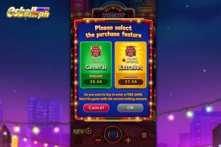 FaChai Night Market 2 Slot Game Special Feature: Buy Feature FaChai Night Market 2 Slot Game Special Feature: Buy Feature