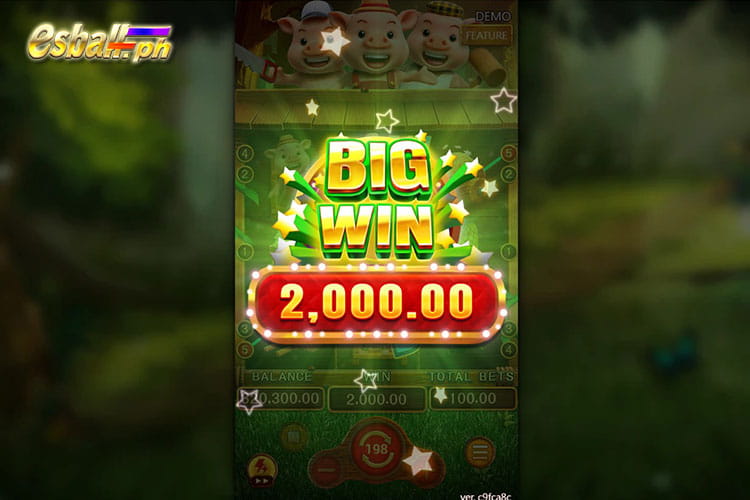 Bet 100 pesos to get a Big Win 2,000 pesos in Fachai Three Little Pigs! Bet 100 pesos to get a Big Win 2,000 pesos in Fachai Three Little Pigs!