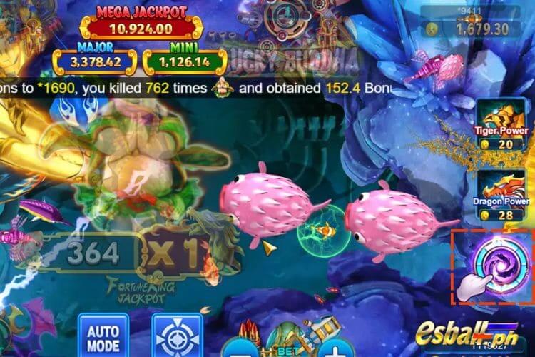 JILI Fortune King Jackpot Fishing Game Special Features