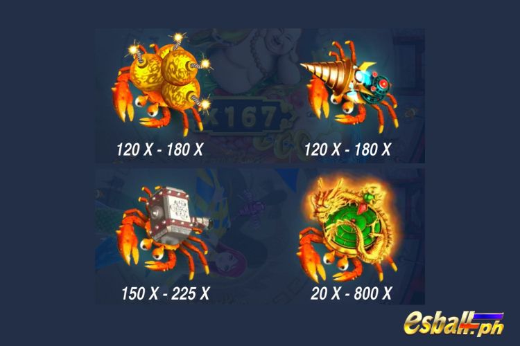 JILI Fortune King Jackpot Fishing Feature Crab