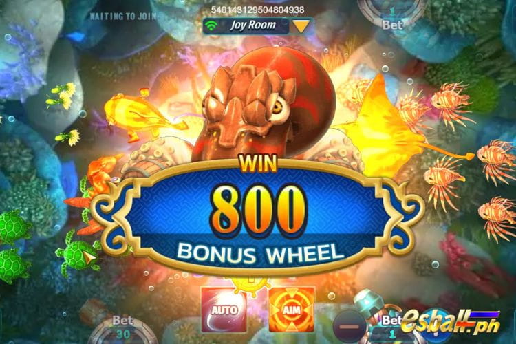 JILI Mega Fishing Paytable