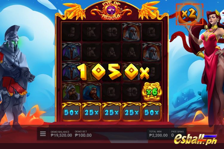 In Free Spins, Eye Of Medusa: Multiplier In Free Spins, Eye Of Medusa: Multiplier