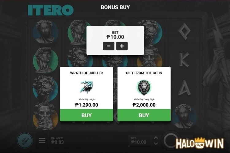 Itero Features: Bonus Buy Itero Features: Bonus Buy