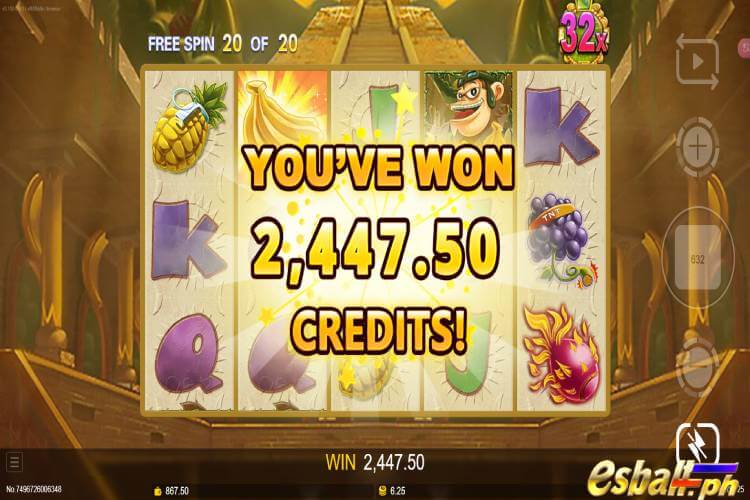 JDB Banana Saga Slot Game Big Win - Bet 6.25 coins to get a BIG WIN 2,447.5 JDB Banana Saga Slot Game Big Win - Bet 6.25 coins to get a BIG WIN 2,447.5