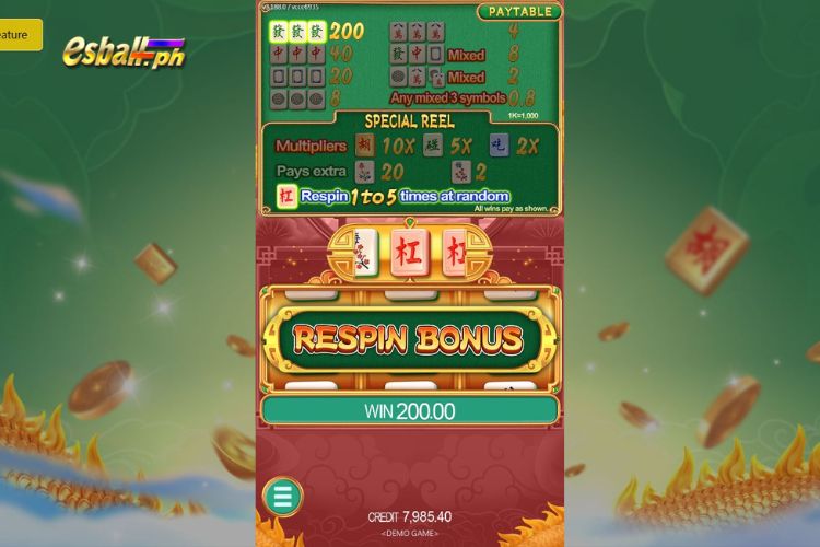 JDB Big Three Dragons Slot Features: Respin JDB Big Three Dragons Slot Features: Respin