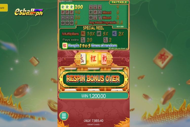 Respin Win ₱1,200 on Big Three Dragons JDB Slot! Respin Win ₱1,200 on Big Three Dragons JDB Slot!