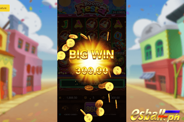JDB Boom Fiesta Slot Game Big Win - Bet 5 coins to get a BIG WIN 300 JDB Boom Fiesta Slot Game Big Win - Bet 5 coins to get a BIG WIN 300