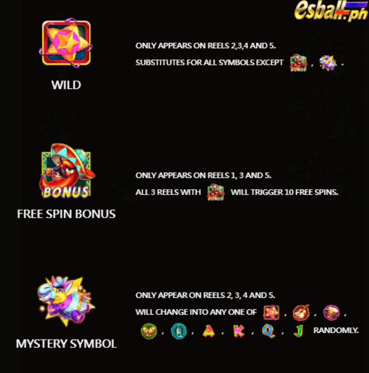 JDB Boom Fiesta Slot Game - Paytable JDB Boom Fiesta Slot Game - Paytable