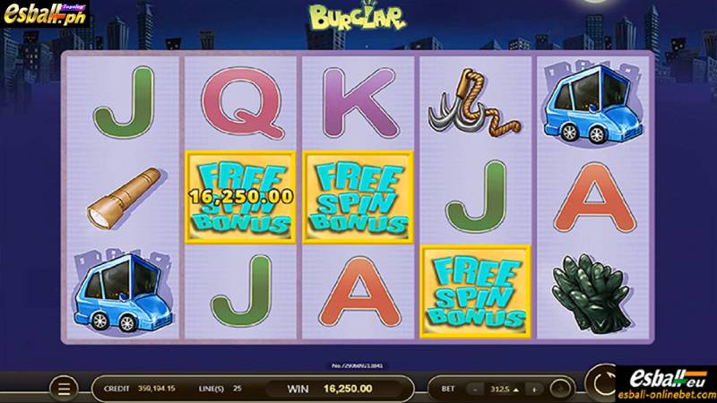JDB Slot - Burglar Game Free Spins Bonus Mode 4 JDB Slot - Burglar Game Free Spins Bonus Mode 4
