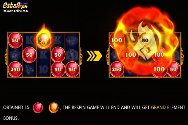 JDB Elemental Link Fire Slot Game - Elemental Respin Bonus Game 2 JDB Elemental Link Fire Slot Game - Elemental Respin Bonus Game 2