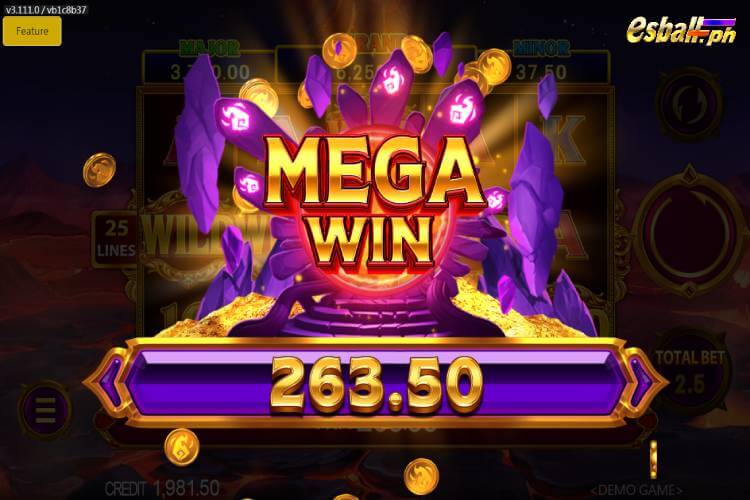 Bet 2.5 pesos and win 263.5 pesos on JDB Elemental Link Fire Mega Win. Bet 2.5 pesos and win 263.5 pesos on JDB Elemental Link Fire Mega Win.