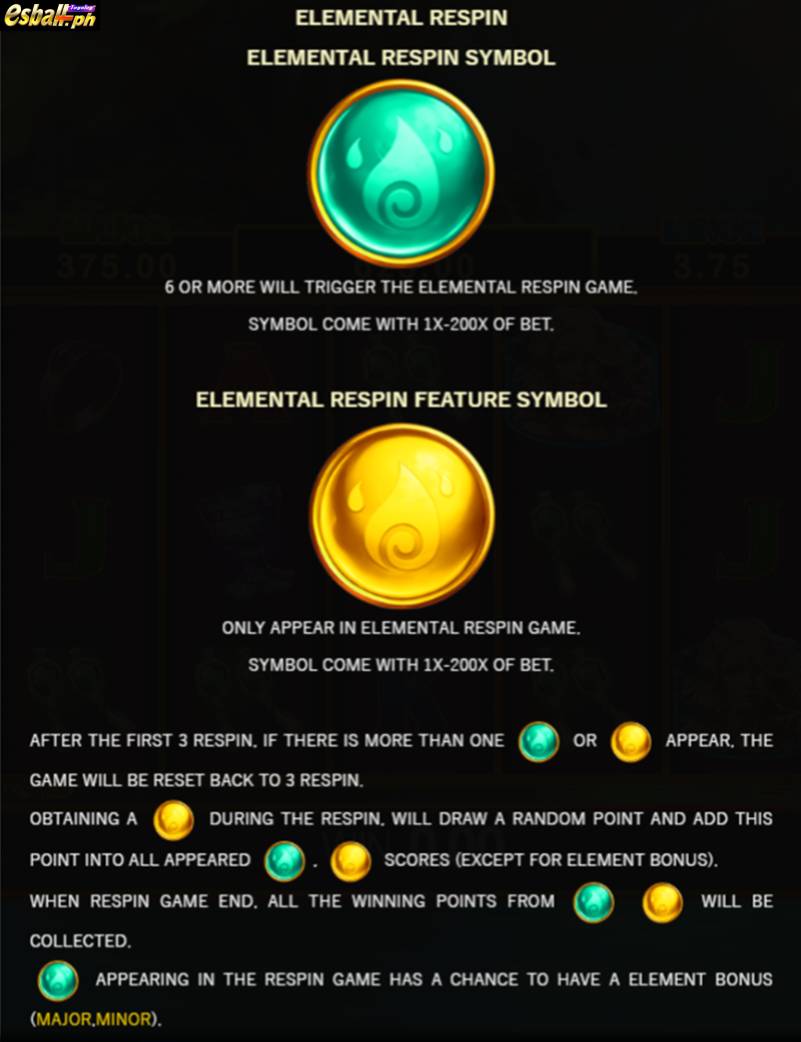 JDB Elemental Link Water Slot - Elemental Respin Mode JDB Elemental Link Water Slot - Elemental Respin Mode