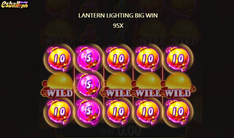 Wild Symbol in Lantern Lighting Bonus Mode 2 Wild Symbol in Lantern Lighting Bonus Mode 2