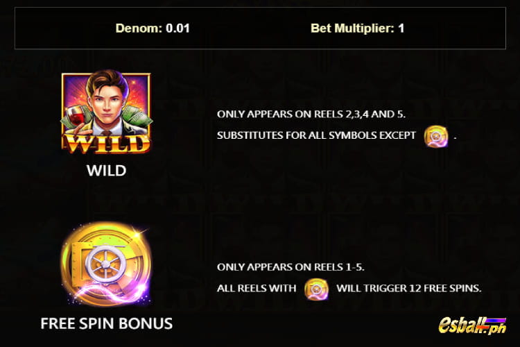 JDB MoneyBags Man Slot Game - Free Spin Bonus Symbol