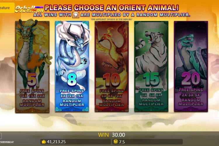 Orient Animals Slot Free Spins: Orient Animals Sel Orient Animals Slot Free Spins: Orient Animals Sel