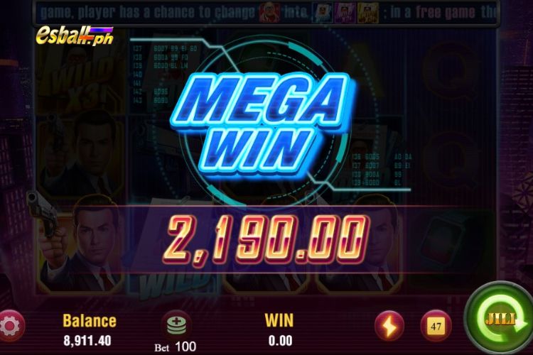 Bet 100 pesos for a Jili Agent Ace MEGA win of 2,190 pesos! Bet 100 pesos for a Jili Agent Ace MEGA win of 2,190 pesos!