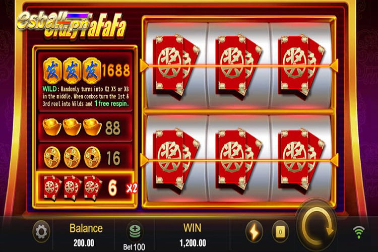 Bet 100 pesos and win 1,200 pesos on Jili Crazy FaFaFa Big Win! Bet 100 pesos and win 1,200 pesos on Jili Crazy FaFaFa Big Win!
