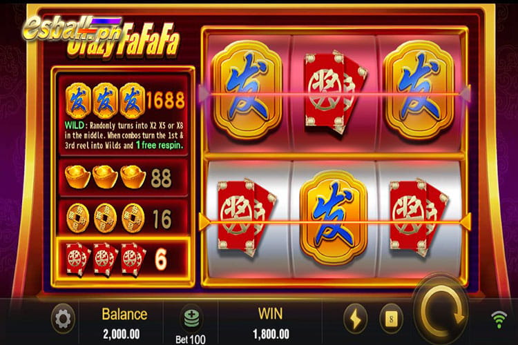 Bet 100 pesos and win 1,800 pesos on Jili Crazy FaFaFa Big Win! Bet 100 pesos and win 1,800 pesos on Jili Crazy FaFaFa Big Win!