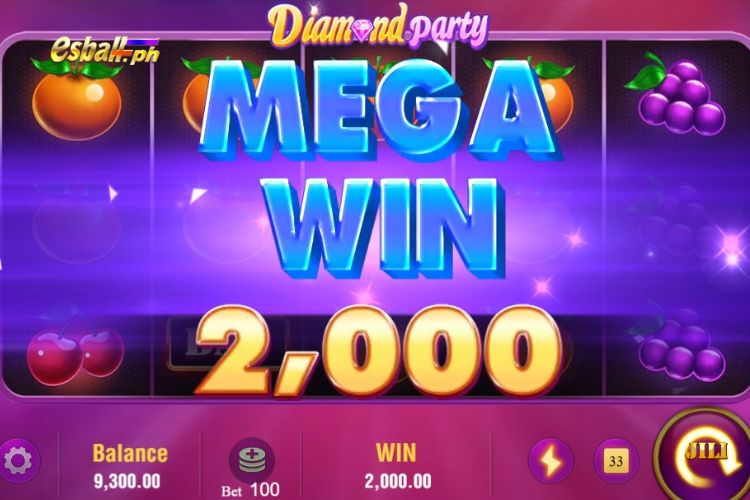 Bet 100 pesos for a Jili Diamond Party MEGA Win of 2,000 pesos! Bet 100 pesos for a Jili Diamond Party MEGA Win of 2,000 pesos!