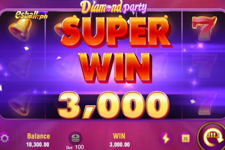 Bet 100 pesos for a Jili Diamond Party SUPER Win of 3,000 pesos! Bet 100 pesos for a Jili Diamond Party SUPER Win of 3,000 pesos!