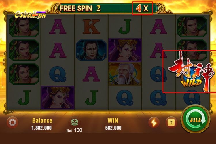 Jili Feng Shen Slot Game Special Features: Multiplier