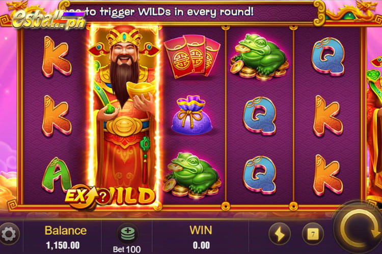 Jili Caishen Slot Game Symbols: WILD Jili Caishen Slot Game Symbols: WILD
